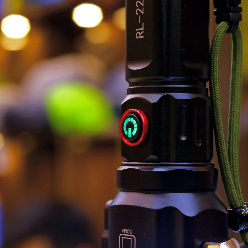 Multi-Functional 1KM Long-Range LED Emergency Flashlight With Powerbank Type-C