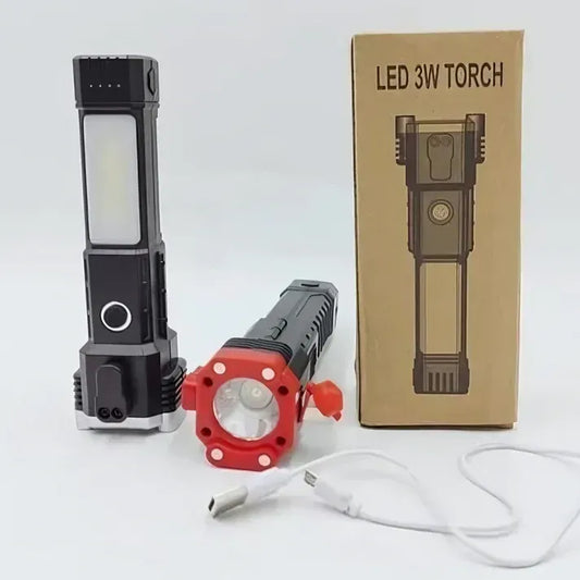 Multifunctional 8-In-1 Portable Ultra-Bright Torch For Outdoor Emergency Use